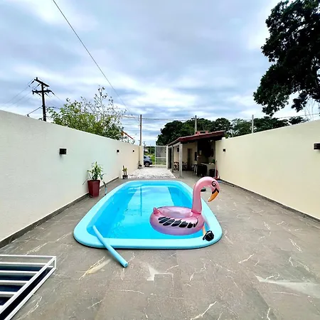 Casa Com Piscina , Ar Condicionado E Churrasqueira No Balneario Eliana Guaratuba Exterior photo