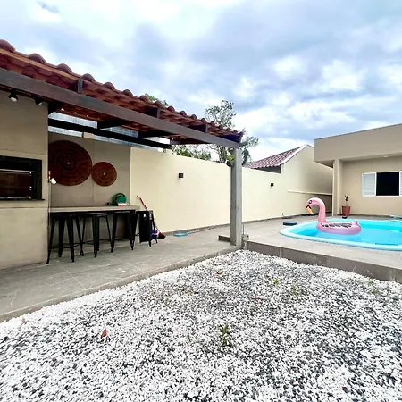Casa Com Piscina , Ar Condicionado E Churrasqueira No Balneario Eliana Guaratuba Exterior photo