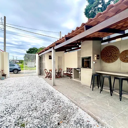 Casa Com Piscina , Ar Condicionado E Churrasqueira No Balneario Eliana Guaratuba Exterior photo